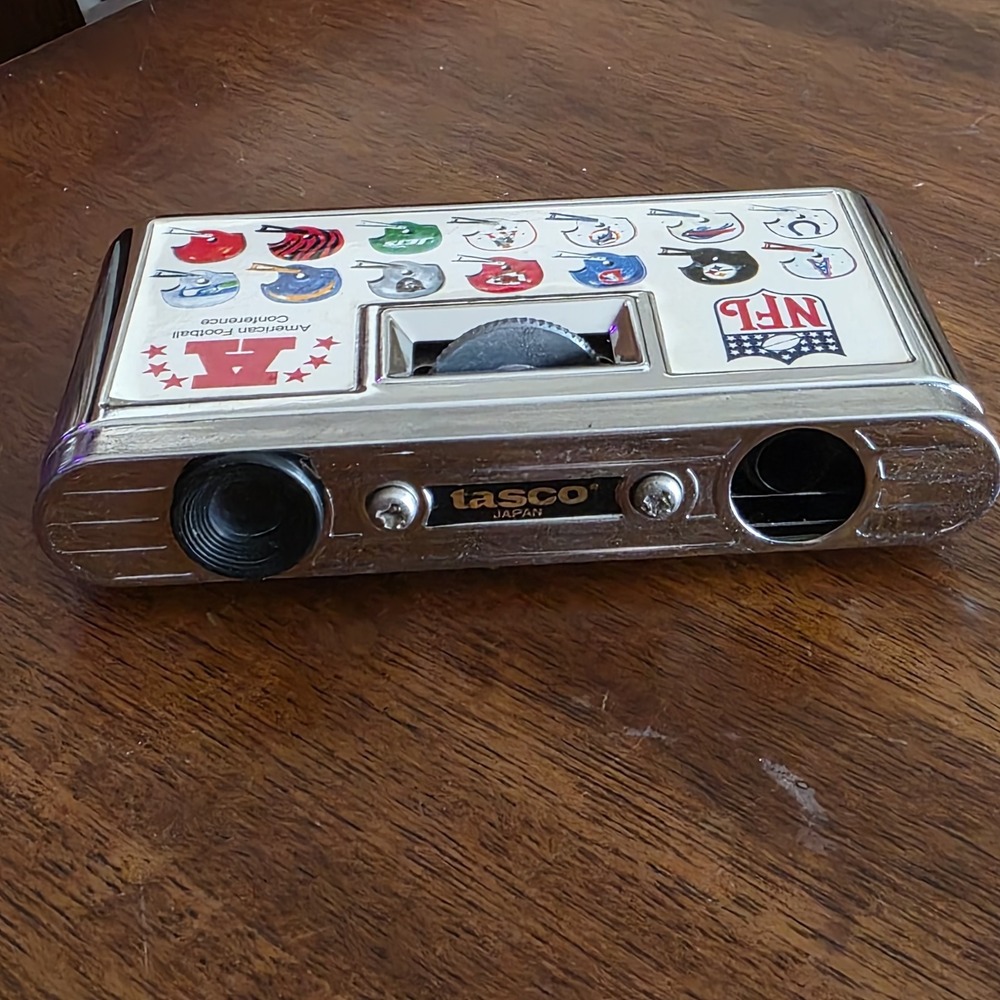Vintage NFL Compact Binoculars Tasco American Football Helmets